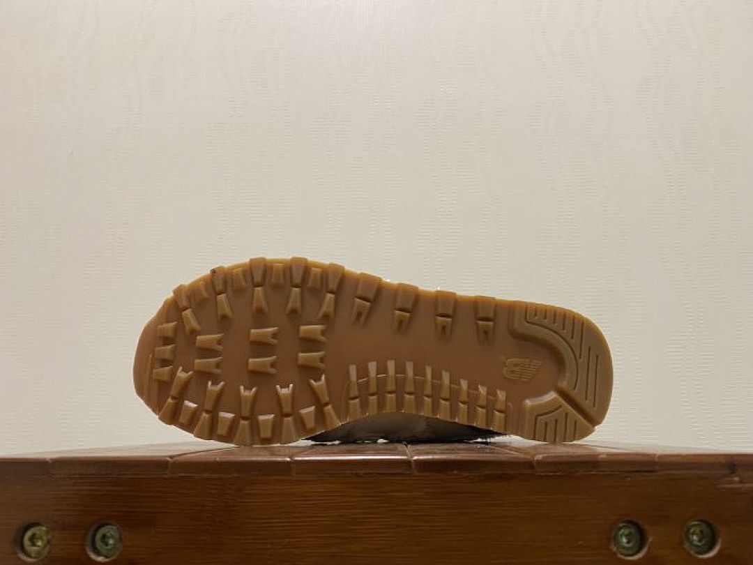 New Balance 574 Rawiya Distressed Frayed Canvas Off-White Cream Sneakers ML574DRY - Image 9