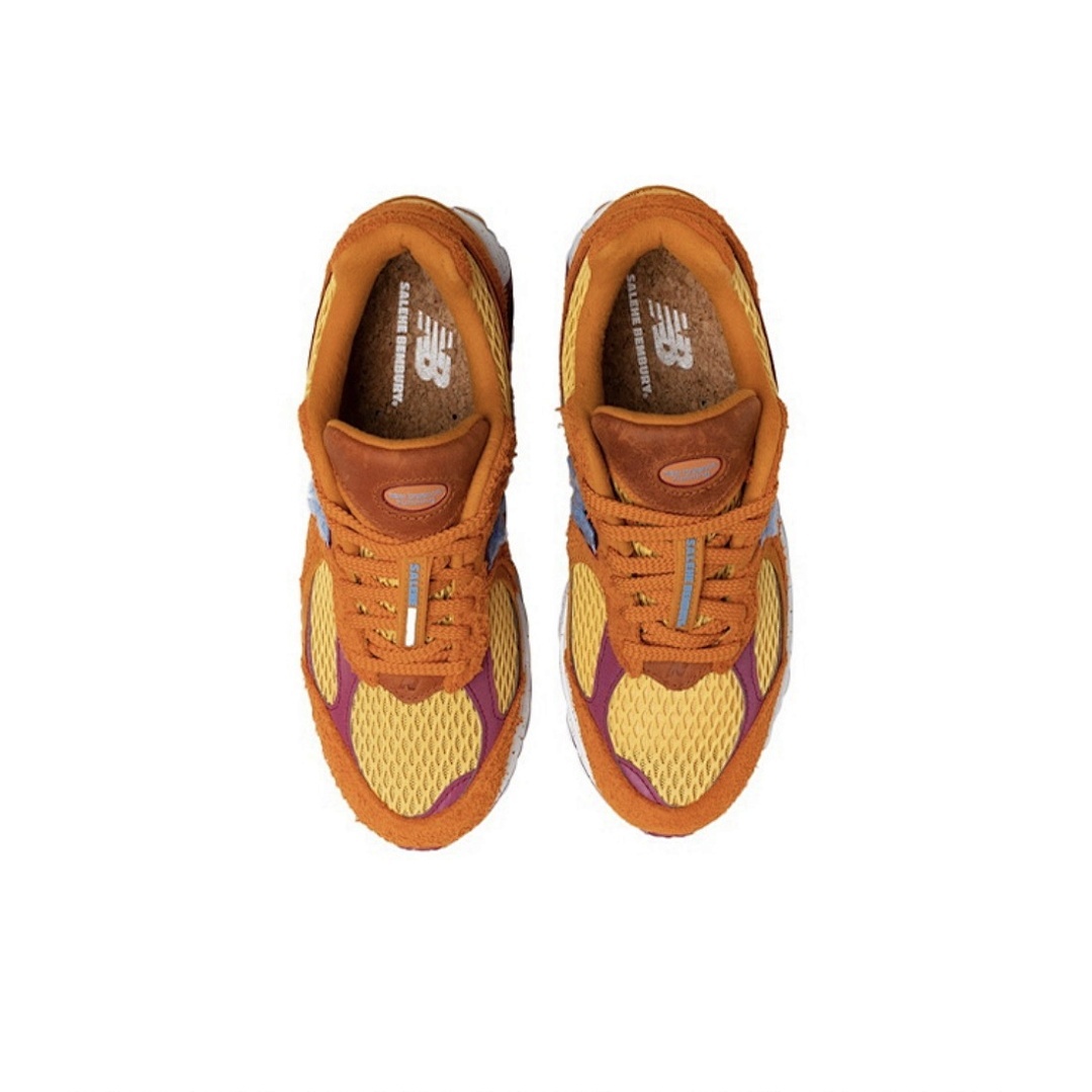 New Balance 2002R M2002RSA Dusty Orange Honey Yellow Sneakers - Image 3