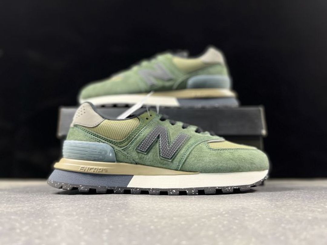 New Balance 574 Legacy Dark Olive Green ENCAP Lifestyle Sneakers U574LGGD