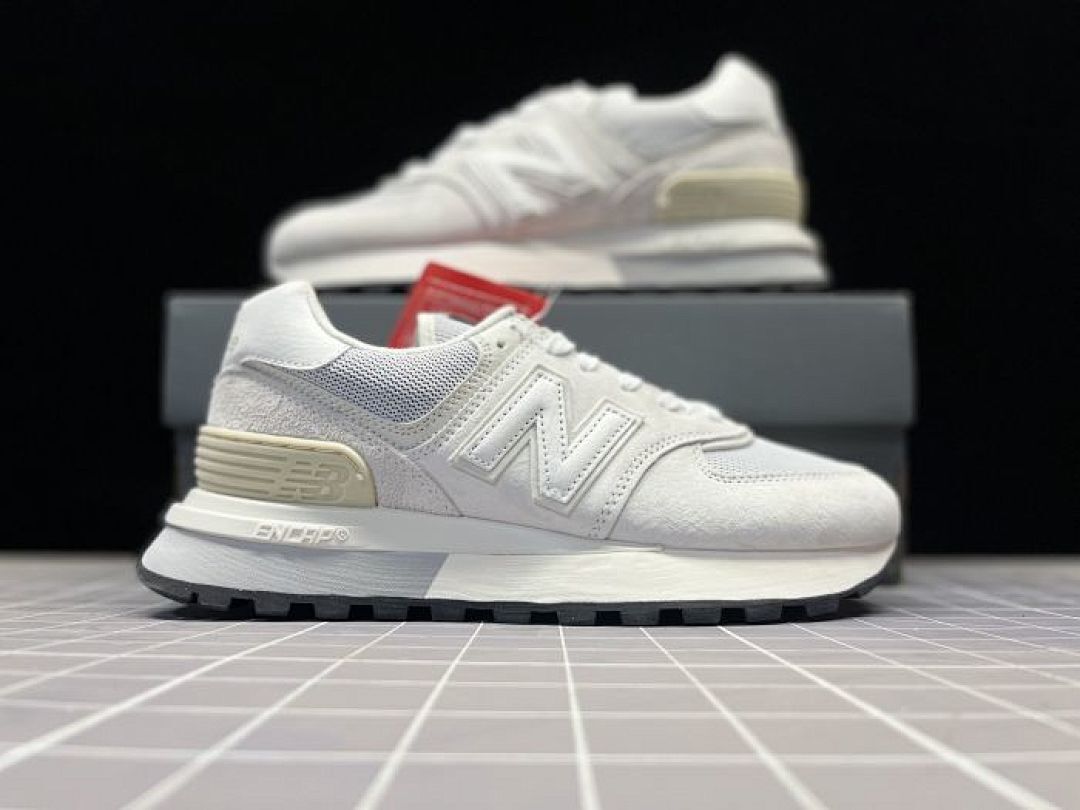 New Balance 574 Legacy White Moonbeam Sneakers U574LGG3 Lifestyle Shoes with ENCAP Chunky Sole