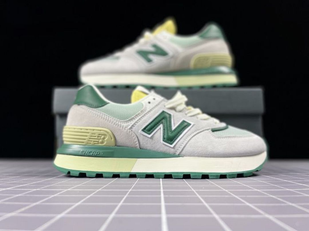 New Balance 574 Legacy Men's Women's Lifestyle Sneakers - Green Haze / Grey Matter (M574LGG1)