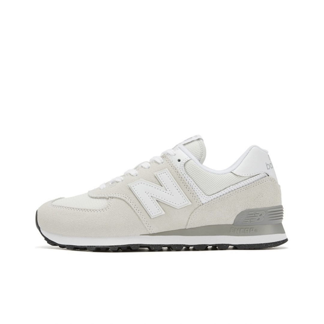 New Balance 574 ML574EVW Sea Salt with White Cream Beige Classic Casual Lifestyle Sneakers Shoes
