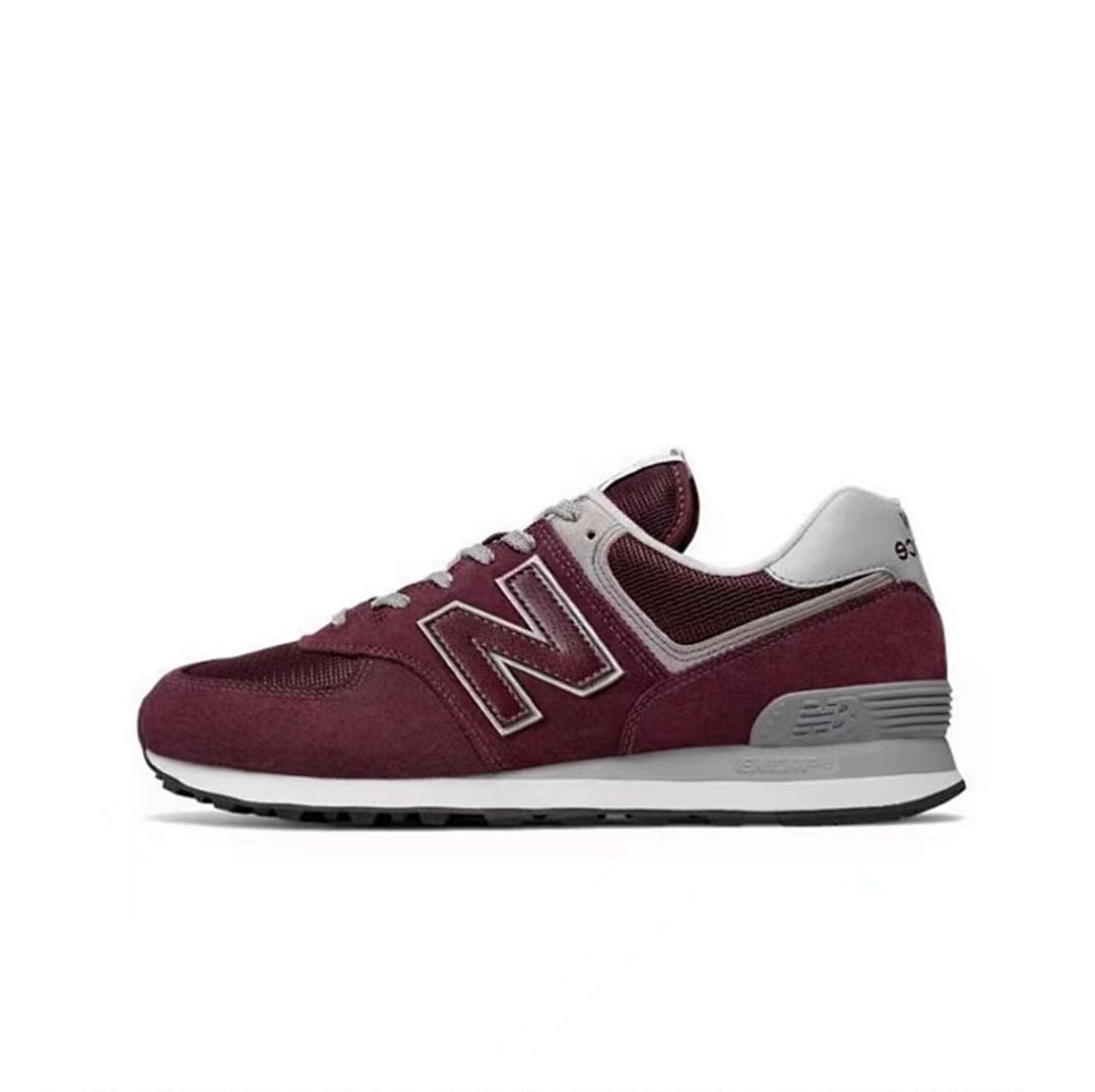 New Balance 574 Classic Lifestyle Sneakers Burgundy Grey ML574ERB