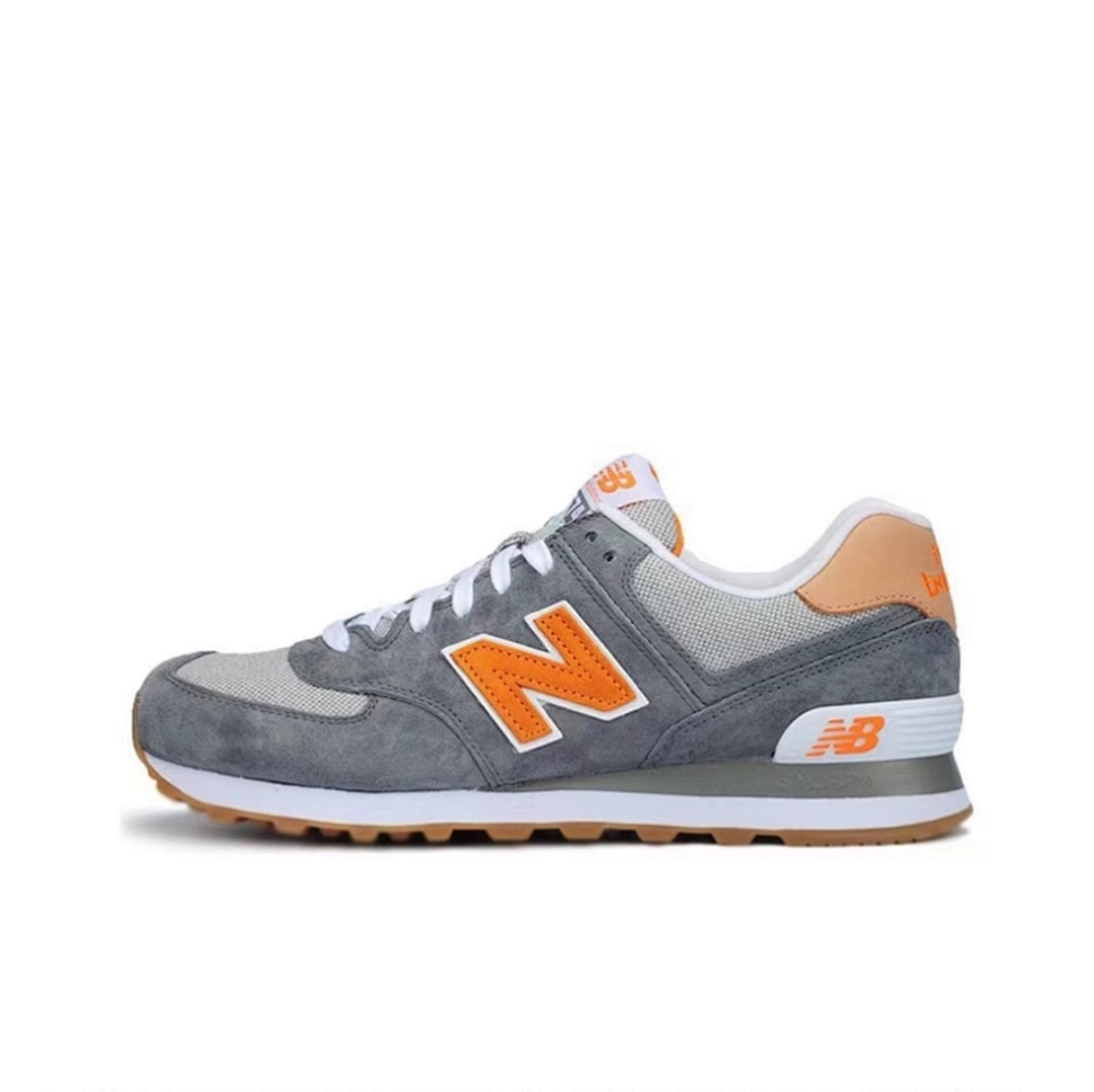 New Balance 574 Grey Orange ML574ERB Men's Lifestyle Sneakers