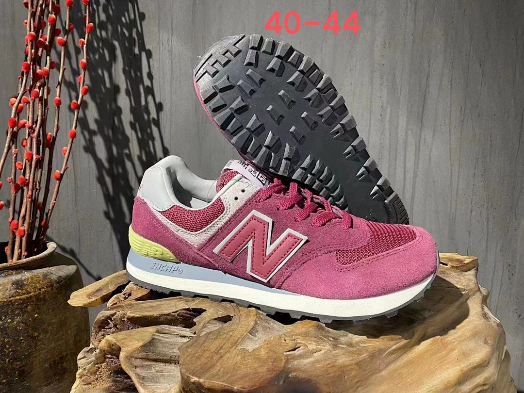 New Balance 574 Burgundy Maroon Suede Mesh ENCAP Classic Lifestyle Sneakers