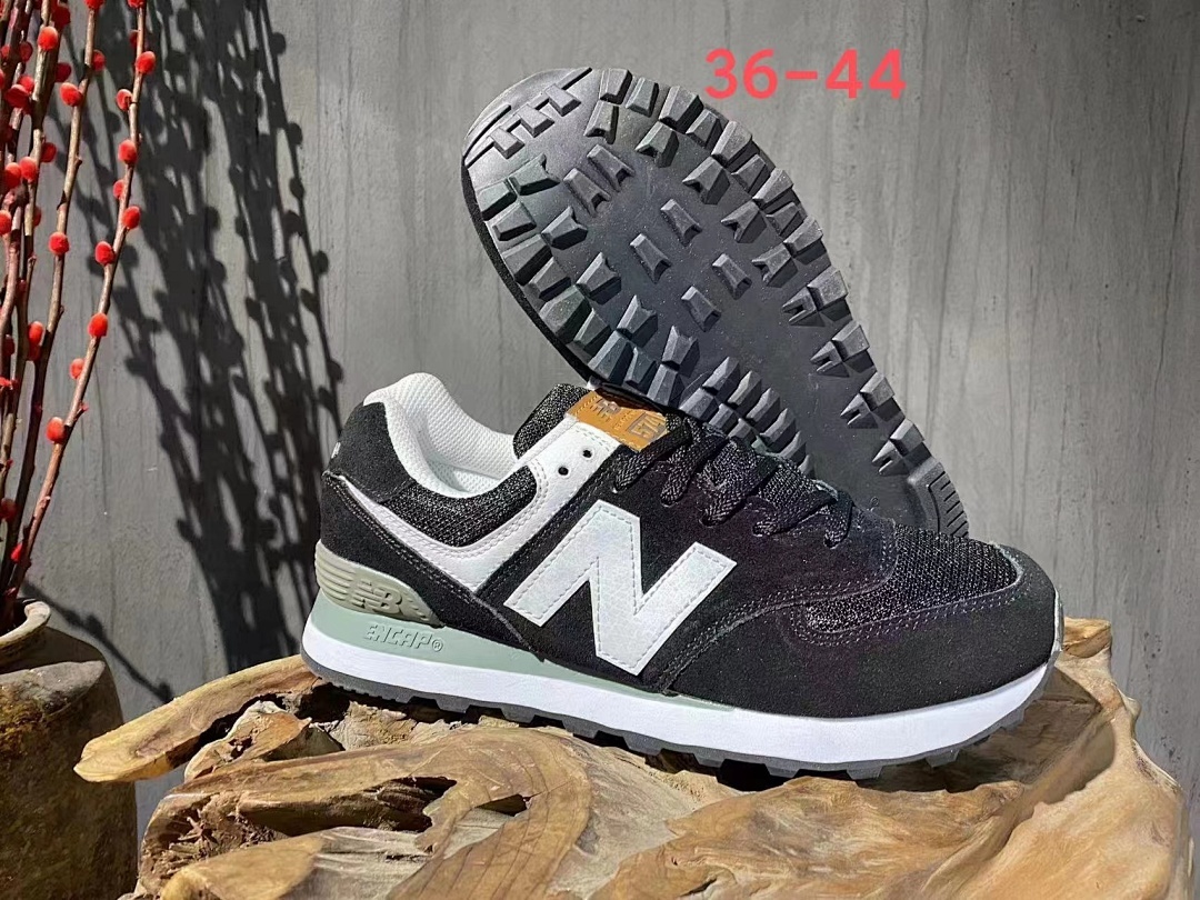 New Balance 574 Black White ENCAP Lifestyle Sneakers Men's Women's Classic Trainers