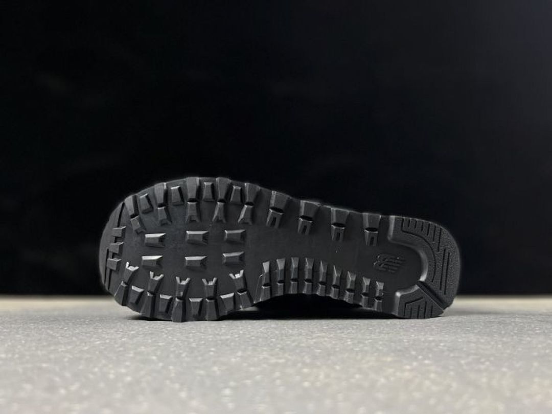 New Balance 574 Classic Lifestyle Sneakers Dark Grey Suede Mesh Men's Women's Shoes ML574EGG - Image 4