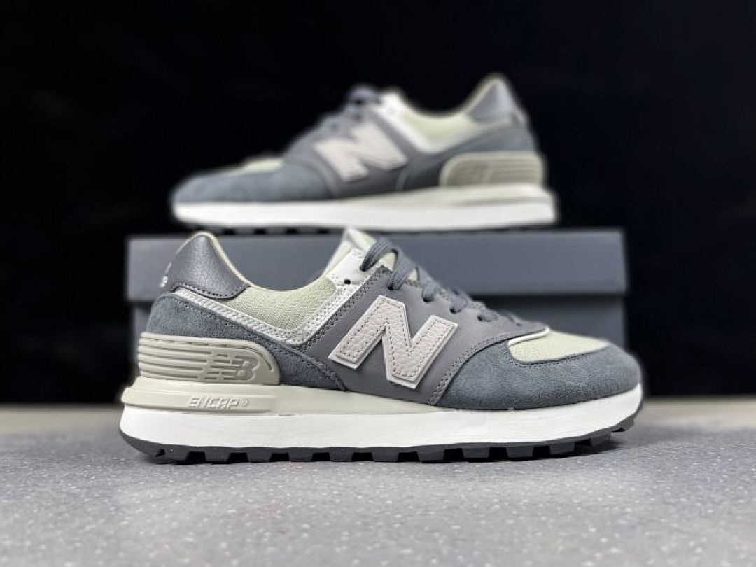 New Balance 574 Classic Grey White Cream ENCAP Lifestyle Sneakers ML574