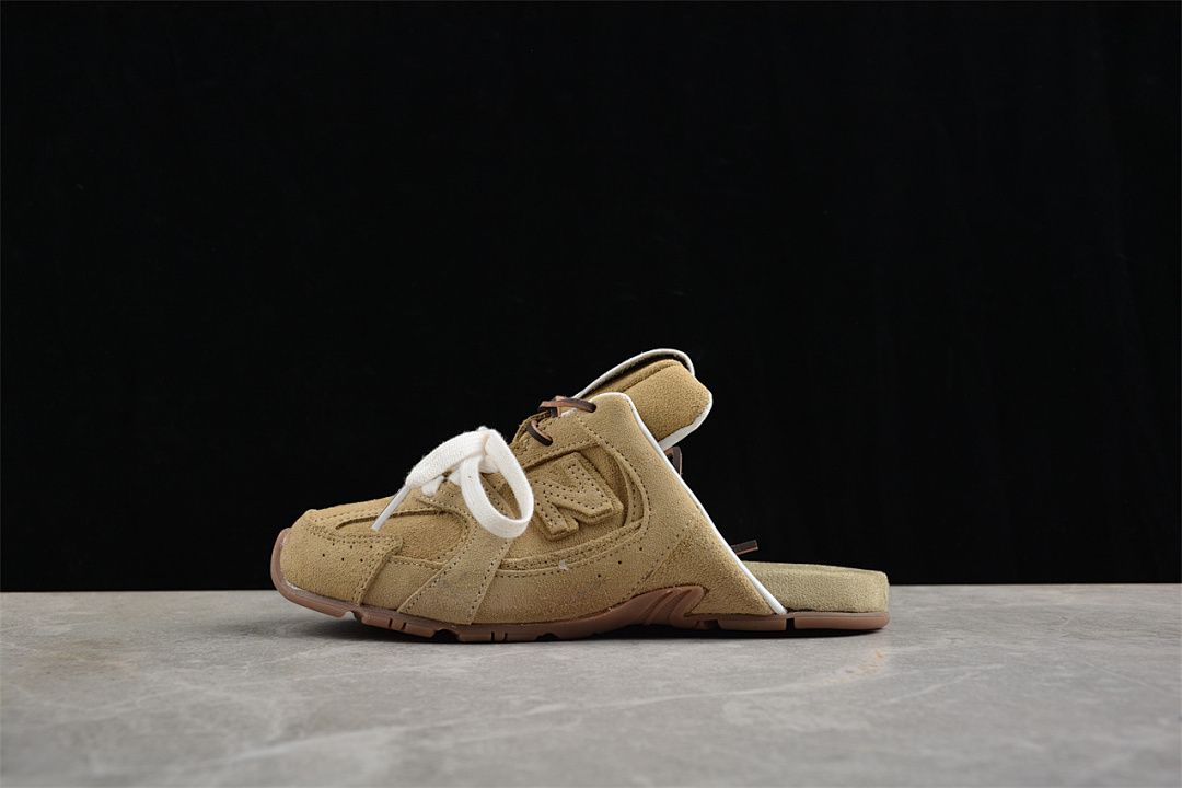 New Balance 2002R Mule M2002RMD Light Brown Suede Slip-On Backless Sneaker