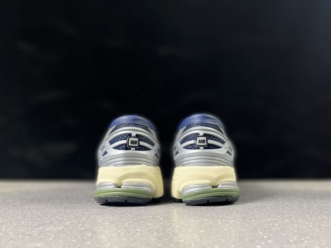 New Balance 1906L Loafer Slip-On Shoes Olive Green Navy Silver N-ERGY - Image 4