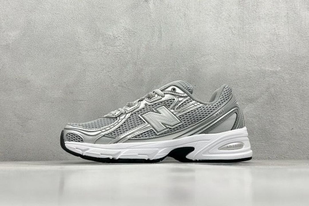 New Balance 1906R Metallic Silver Grey Mesh ABZORB Running Shoes Sneakers