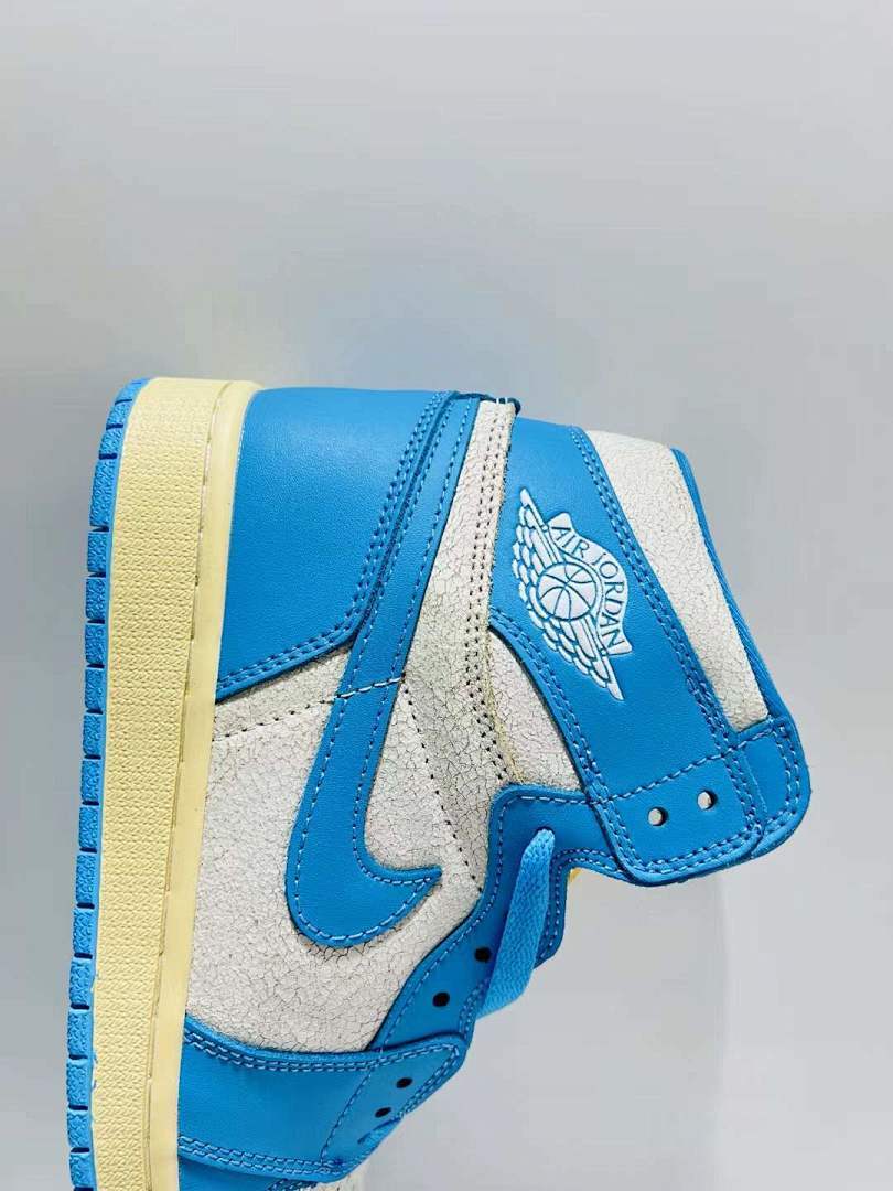 Nike Air Jordan 1 Retro High OG Washed Blue Sneakers DZ5485-100 - Light Blue Sail Cream White AJ1 High Shoes - Image 5