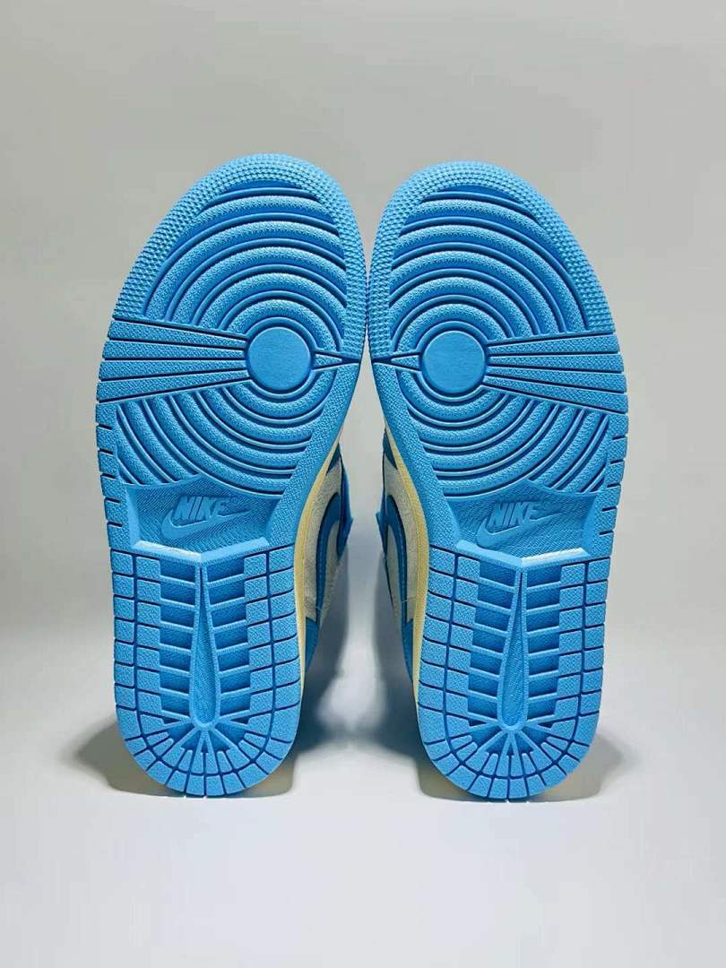 Nike Air Jordan 1 Retro High OG Washed Blue Sneakers DZ5485-100 - Light Blue Sail Cream White AJ1 High Shoes - Image 7