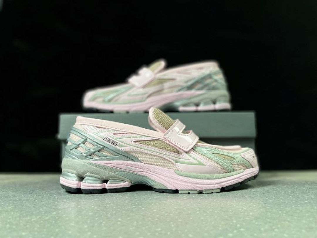 New Balance 1906R Kids Hook & Loop Shoes PT1906RM Sweet Caramel Mint Green Pink Toddler Sneakers