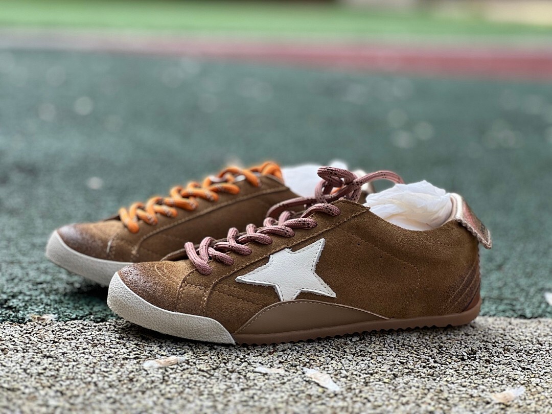 Golden Goose Stardan Brown Suede White Star Sneakers