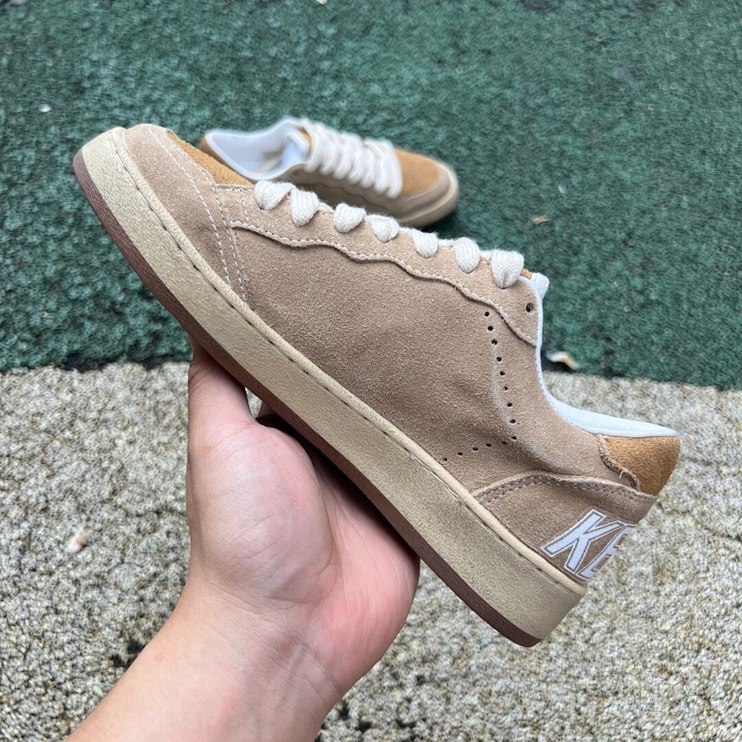 Golden Goose Ball Star Sand Suede Low-Top Sneakers - Image 7