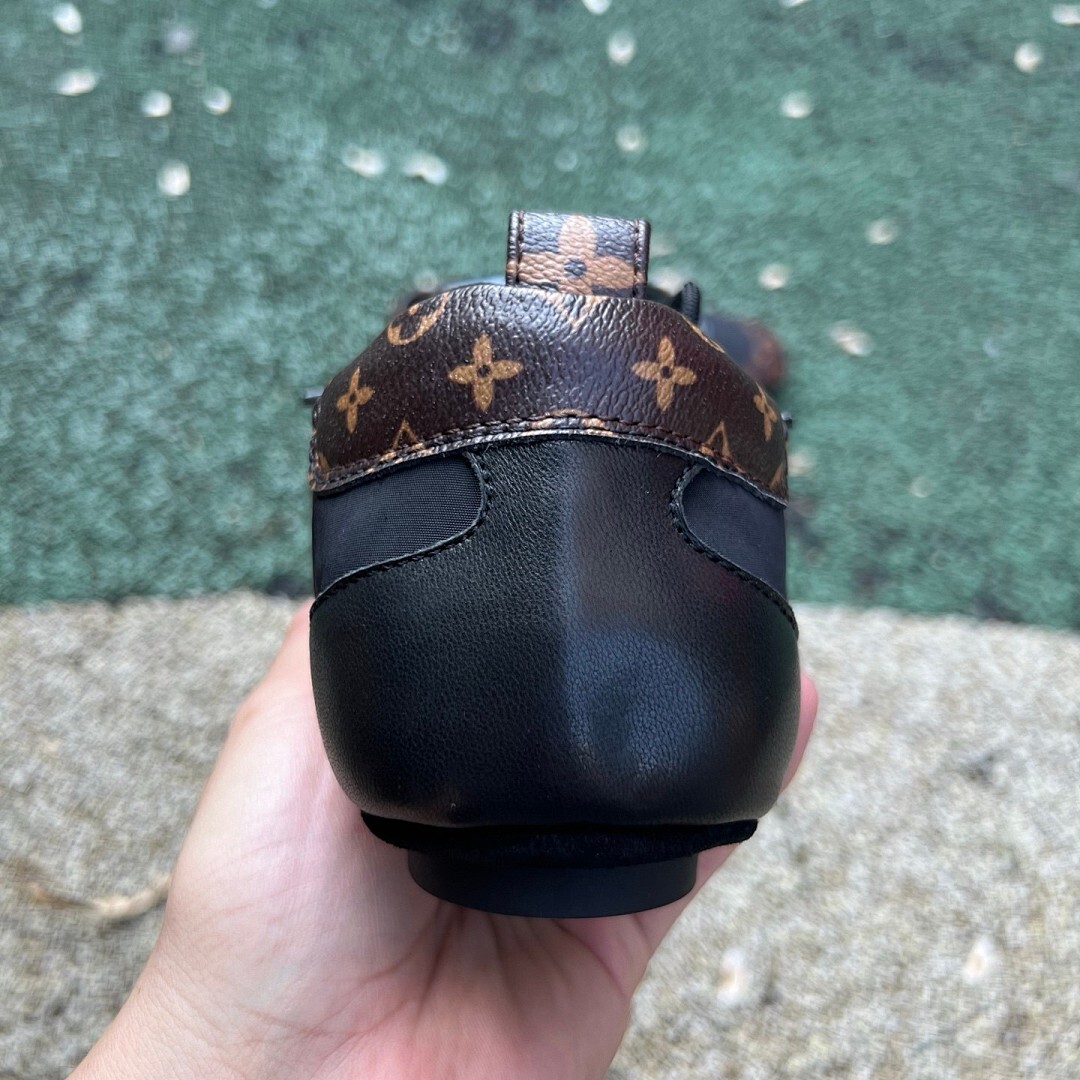 Louis Vuitton Run Away Sneaker Monogram Canvas Black - Image 9