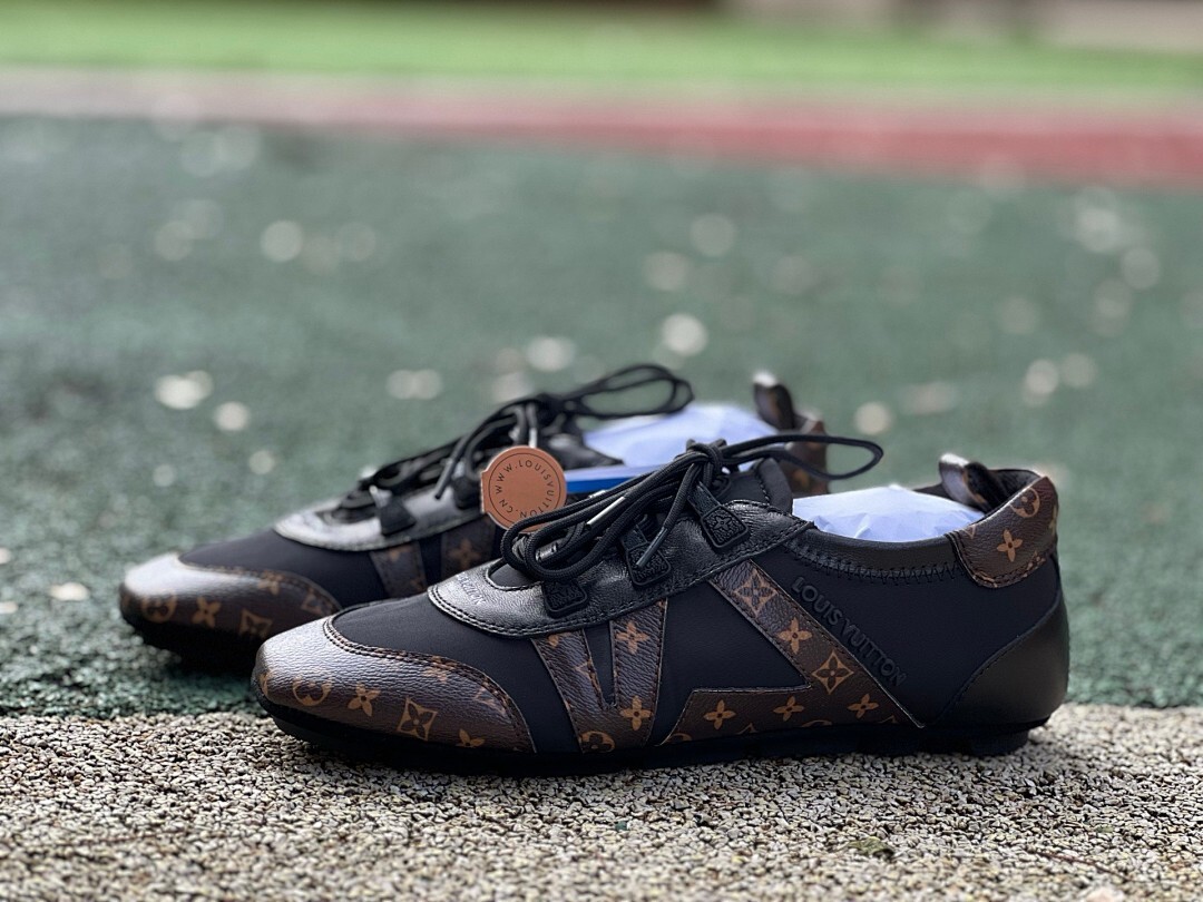 Louis Vuitton Run Away Sneaker Monogram Canvas Black - Image 10