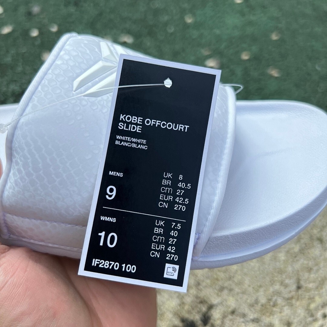 Nike Kobe Mamba Fury Slide White CJ0939-100 - Image 4