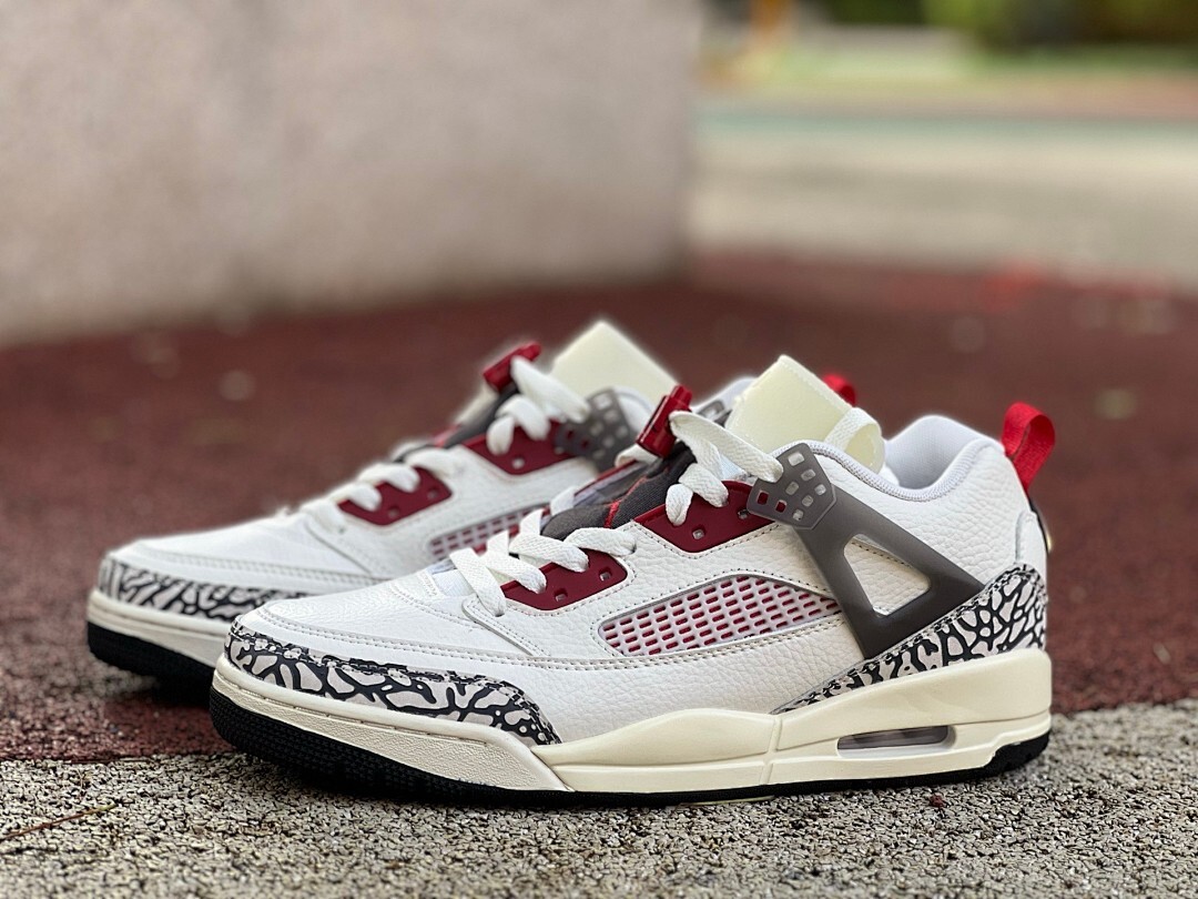 Jordan Spizike Low White True Red Cement Grey Sail - Image 11