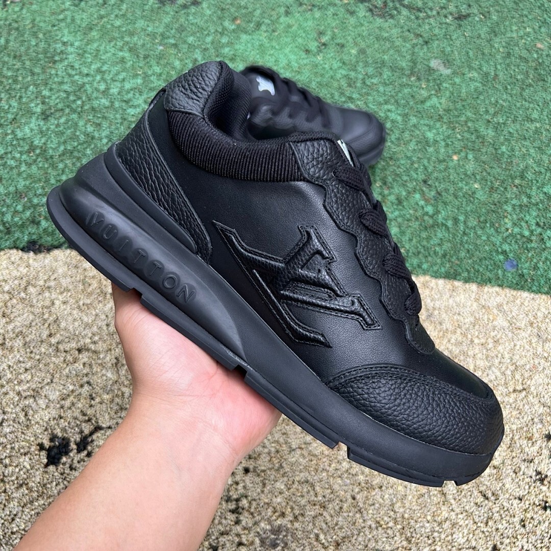 Louis Vuitton Run Away Sneaker Black - Image 9