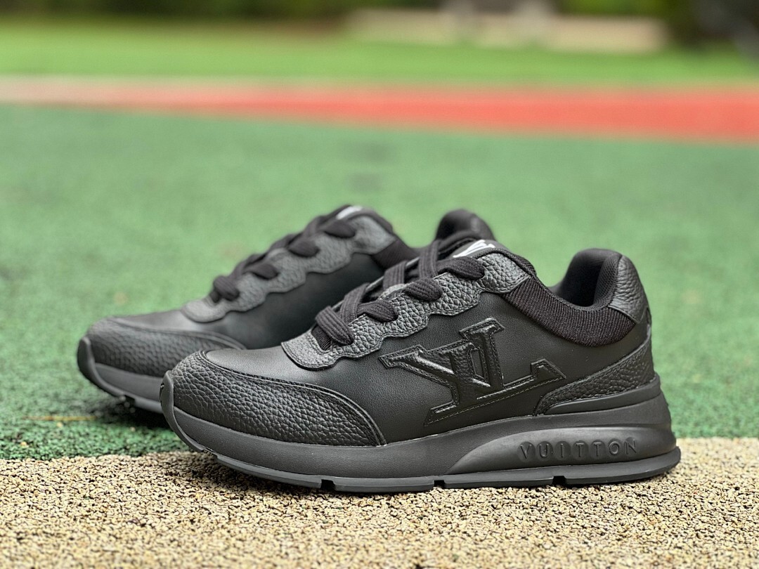 Louis Vuitton Run Away Sneaker Black - Image 10
