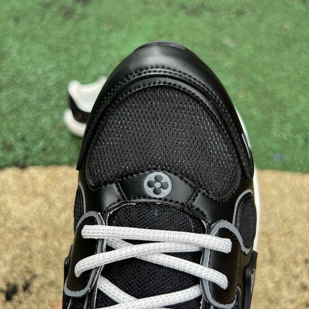 Louis Vuitton Run Away Pulse Sneaker Black Monogram 1A4Q2N - Image 4