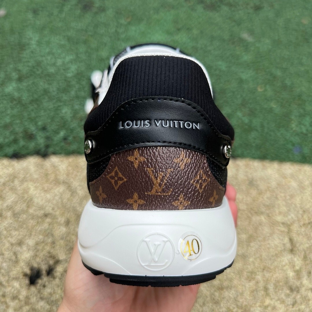 Louis Vuitton Run Away Pulse Sneaker Black Monogram 1A4Q2N - Image 8