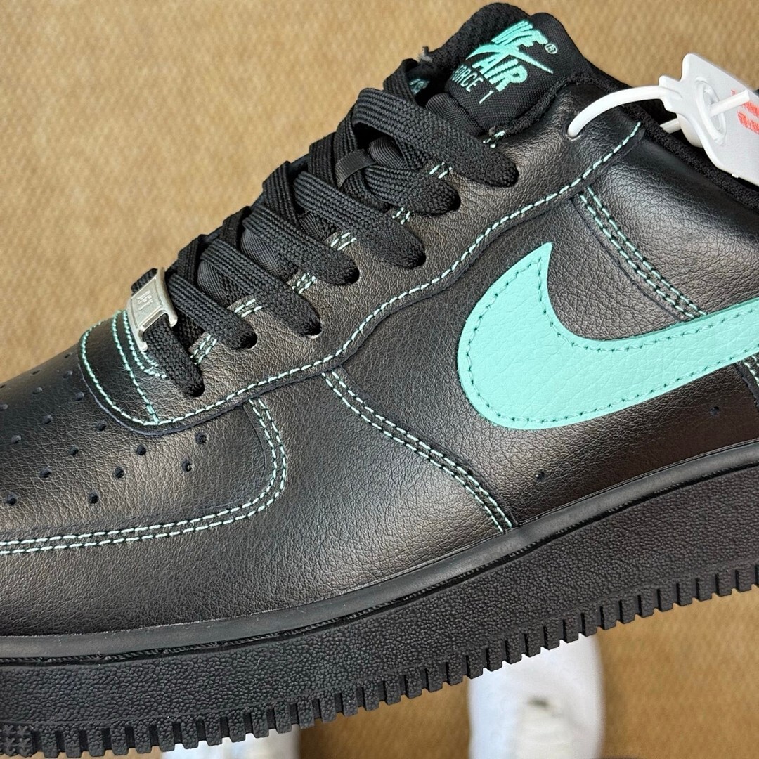 Nike Air Force 1 '07 LV8 "Black Aurora Green" CT2300-001 - Image 5
