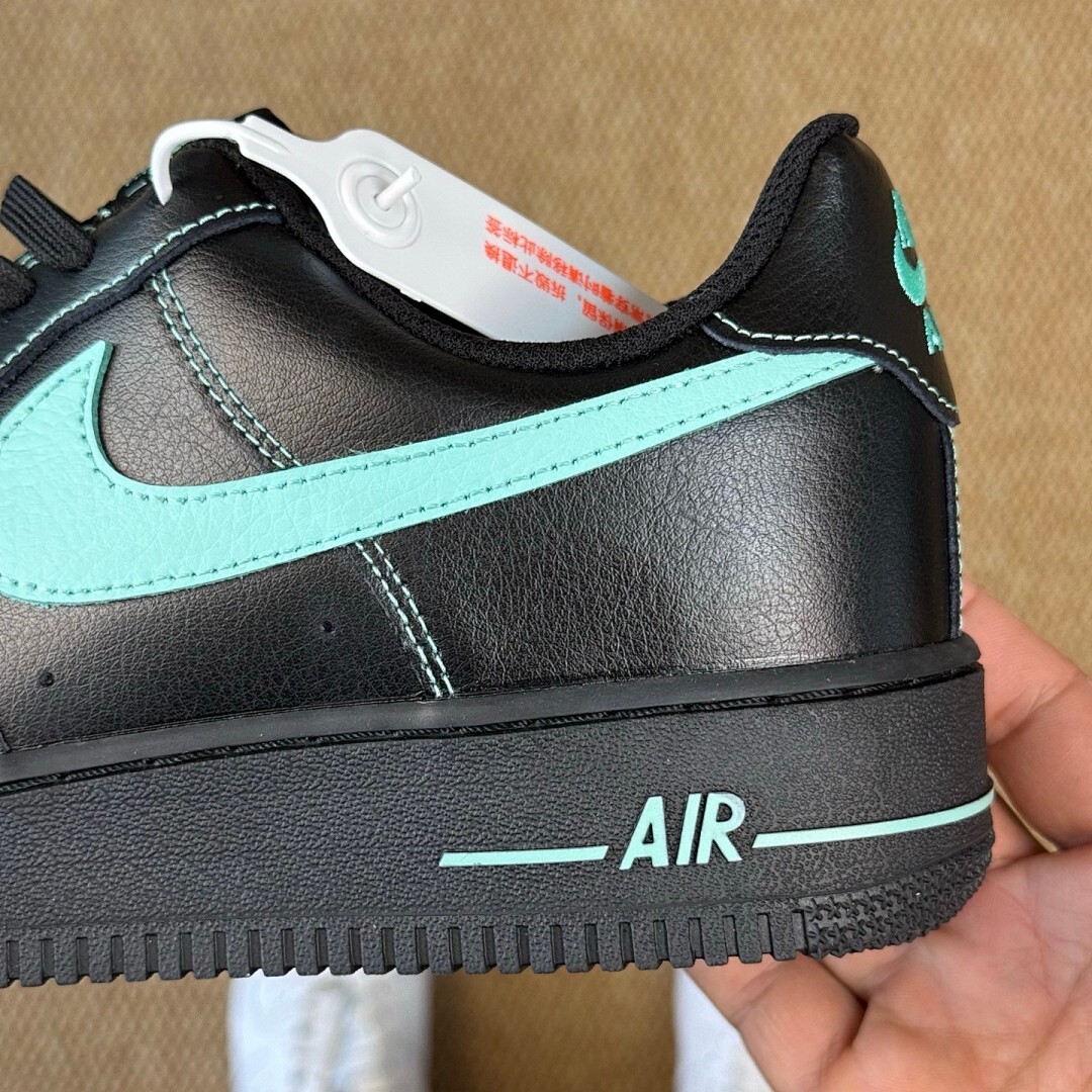 Nike Air Force 1 '07 LV8 "Black Aurora Green" CT2300-001 - Image 6