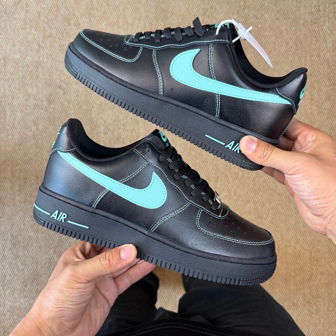 Nike Air Force 1 '07 LV8 "Black Aurora Green" CT2300-001 - Image 9