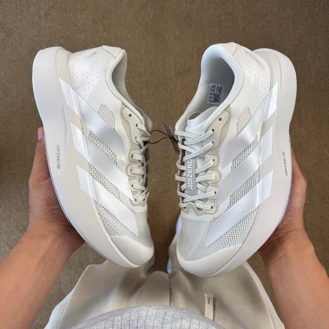 Adidas Adizero Adios Pro 3 Running Shoes Cloud White - Image 8