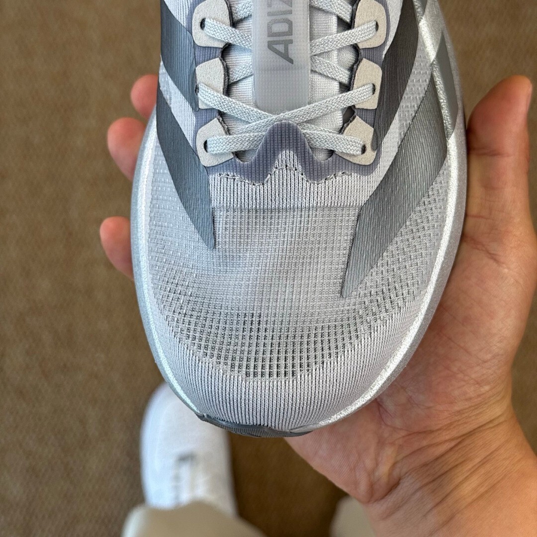 Adidas Adizero Adios Pro 3 Grey Two Grey One Lucid Lemon HQ3693 - Image 4