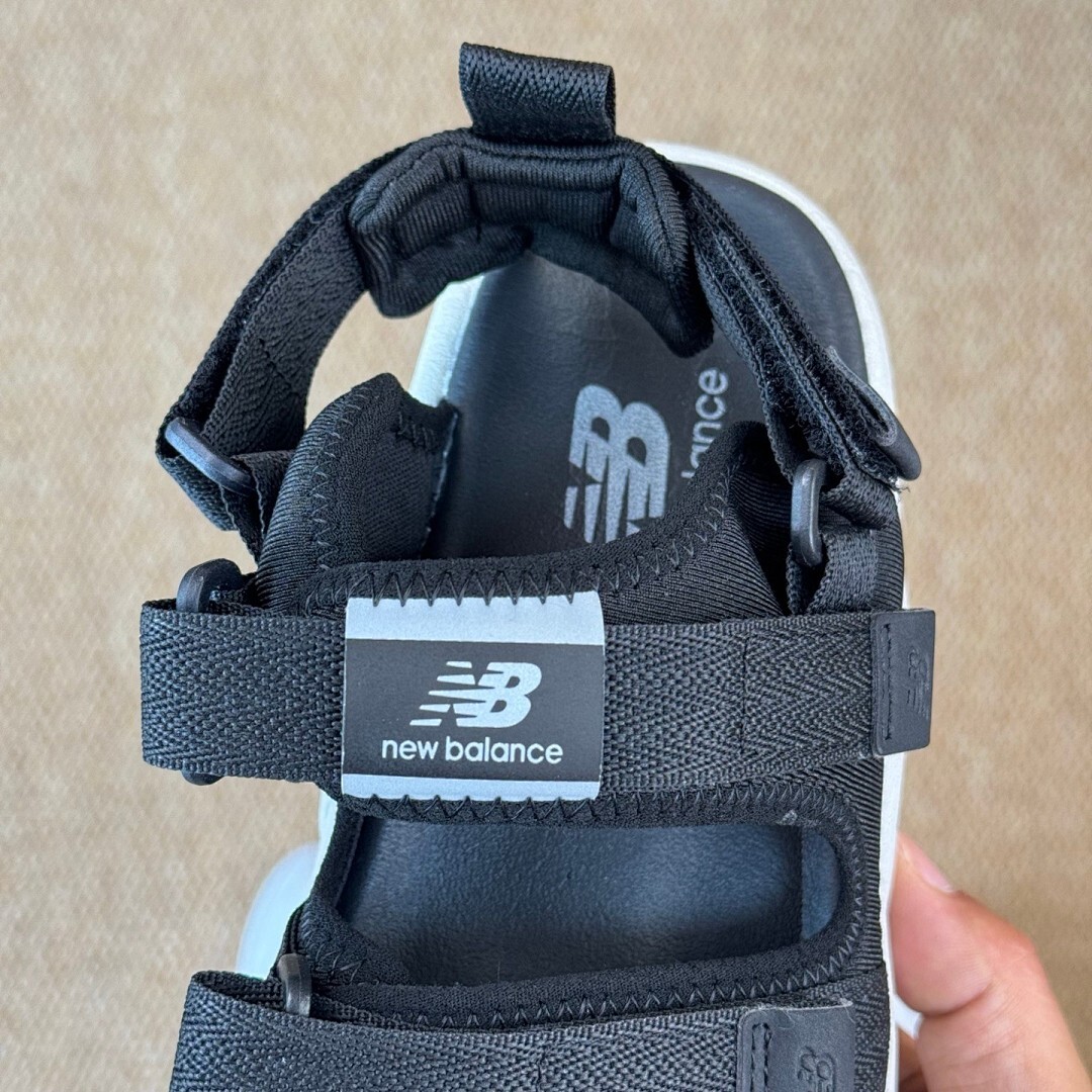 New Balance SDL750 Sport Sandal Black White - Image 7