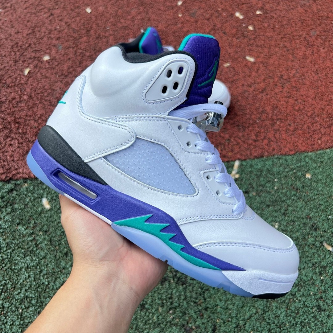 Air Jordan 5 Retro GS Grape Ice 440888-105 - Image 10
