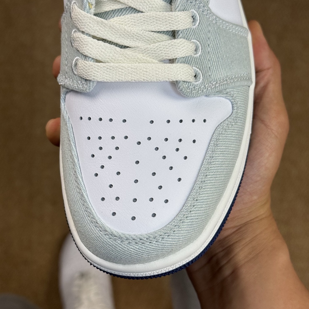 Air Jordan 1 Low Bleached Denim DV1307-100 - Image 3