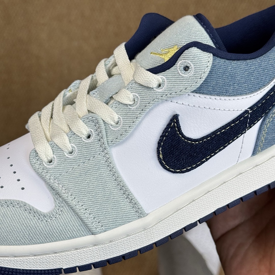 Air Jordan 1 Low Bleached Denim DV1307-100 - Image 4