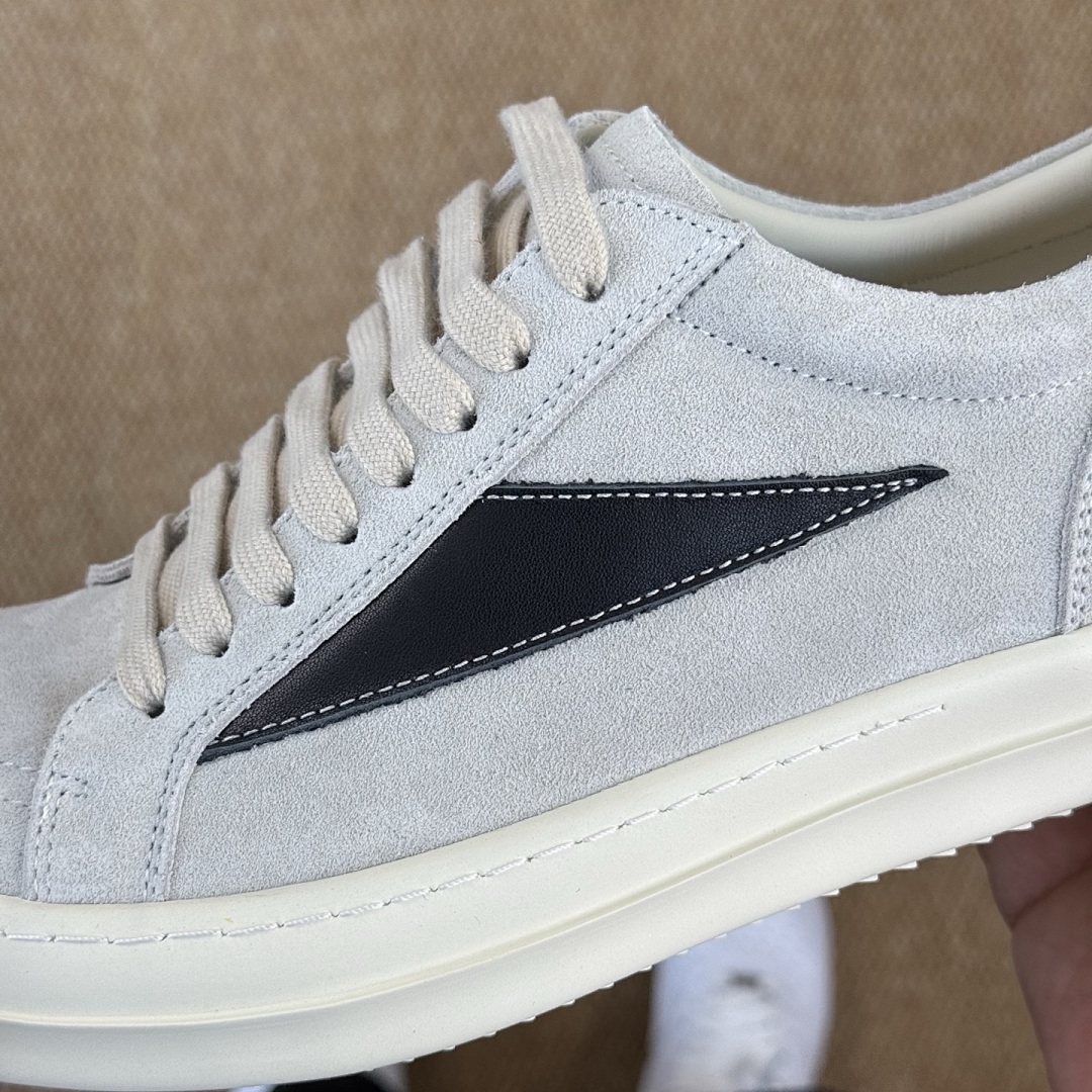 Fear of God ESSENTIALS 101 Lace Up Sneaker Light Grey Black Stripe - Image 6