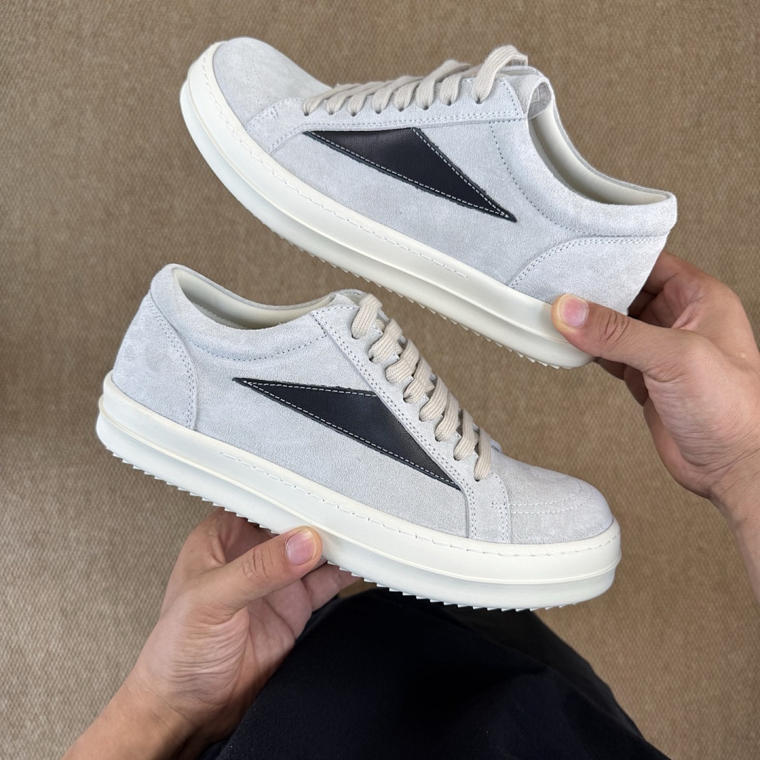 Fear of God ESSENTIALS 101 Lace Up Sneaker Light Grey Black Stripe - Image 9