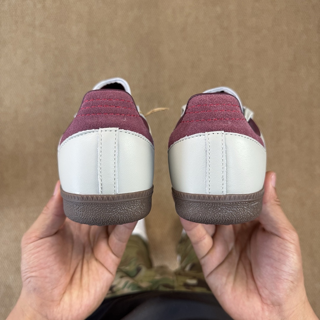 Adidas Samba OG Cream White Better Scarlet Gum IE7015 - Image 7