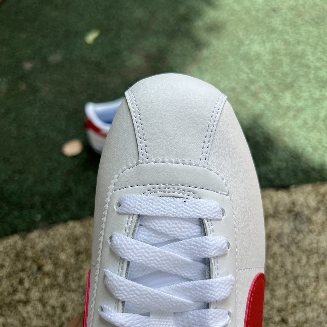 Nike Cortez Basic Leather White Varsity Red Varsity Royal 807471-103 - Image 4