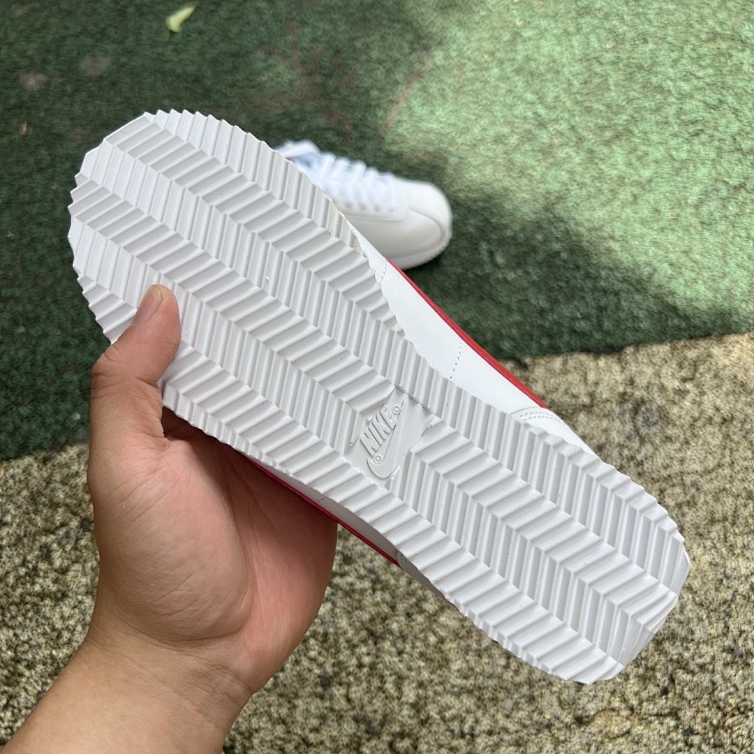 Nike Cortez Basic Leather White Varsity Red Varsity Royal 807471-103 - Image 6