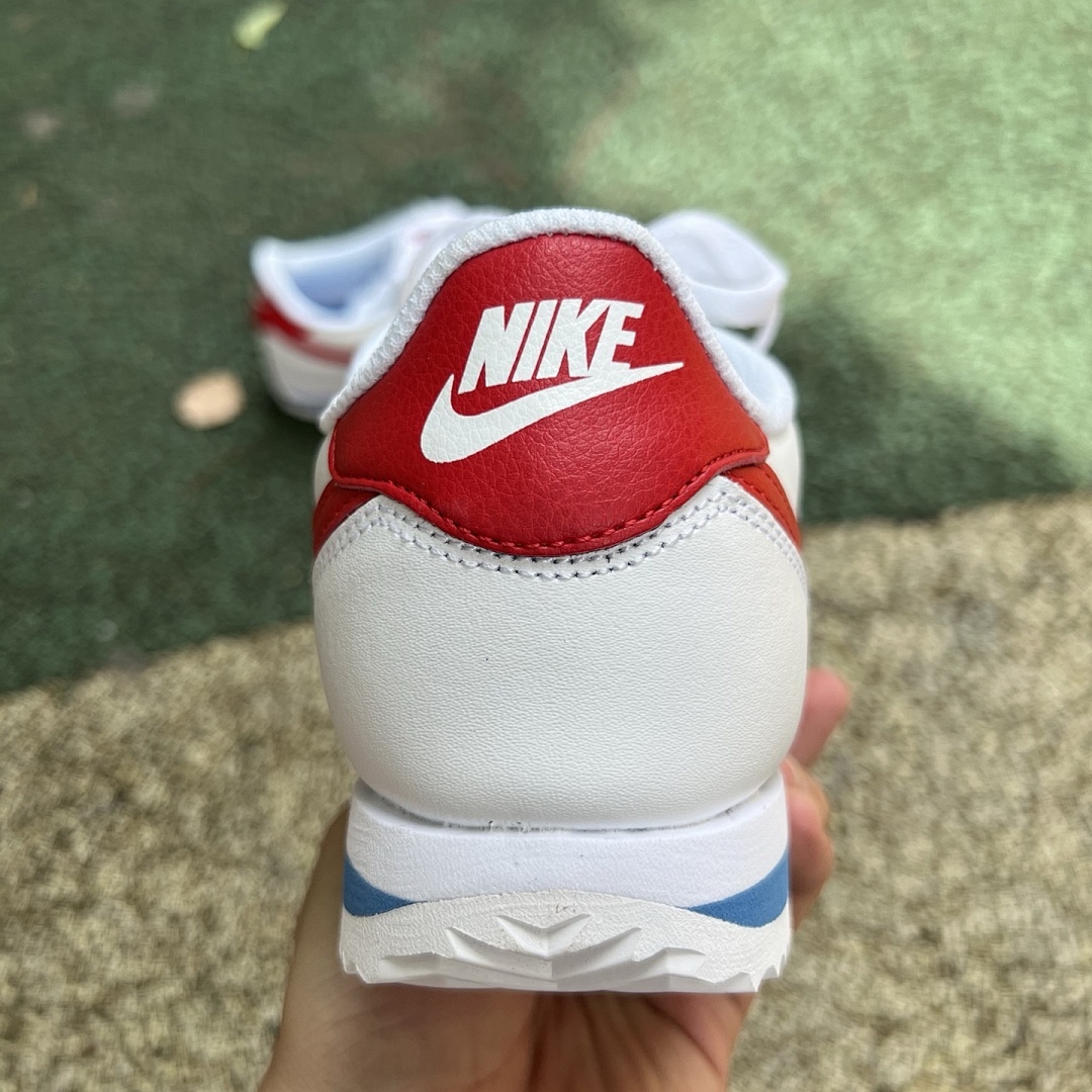 Nike Cortez Basic Leather White Varsity Red Varsity Royal 807471-103 - Image 8