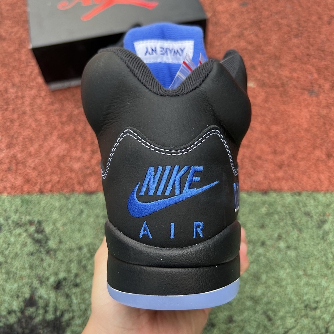 Air Jordan 5 Alpha Sample Black Blue - Image 4