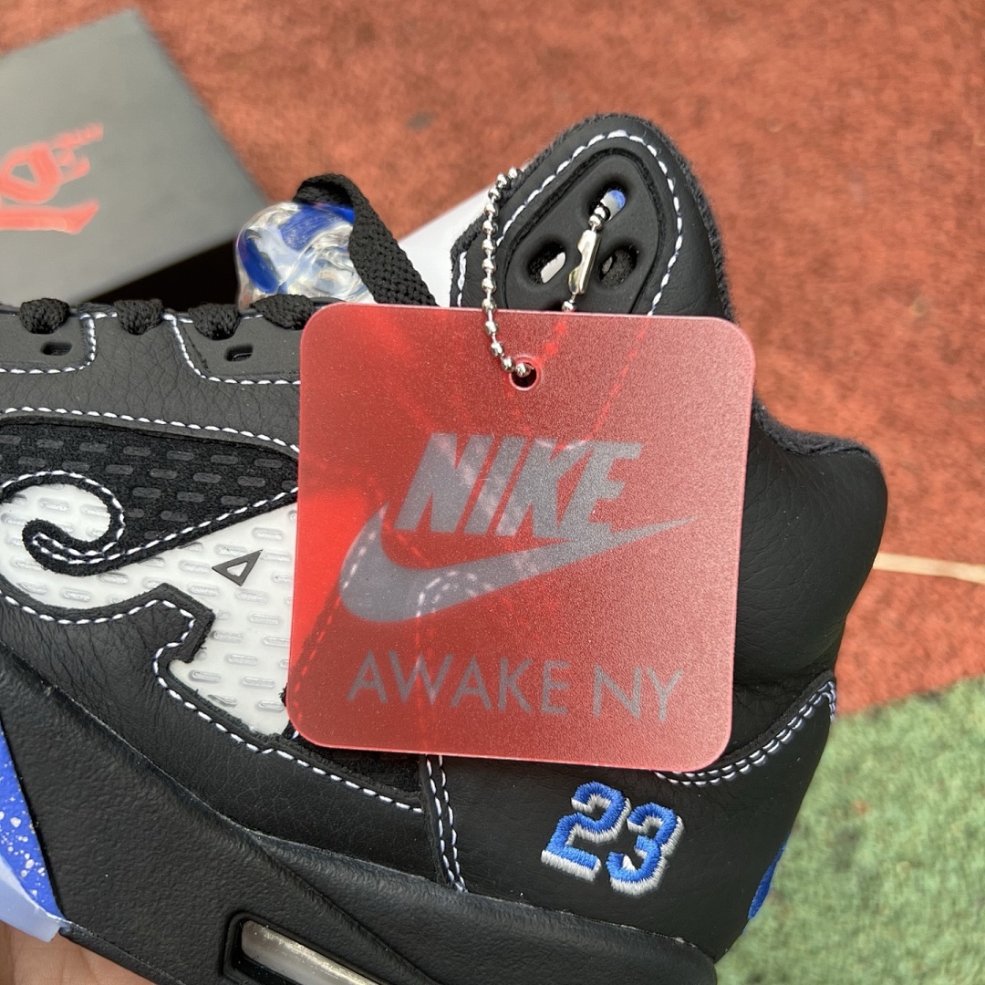 Air Jordan 5 Alpha Sample Black Blue - Image 5