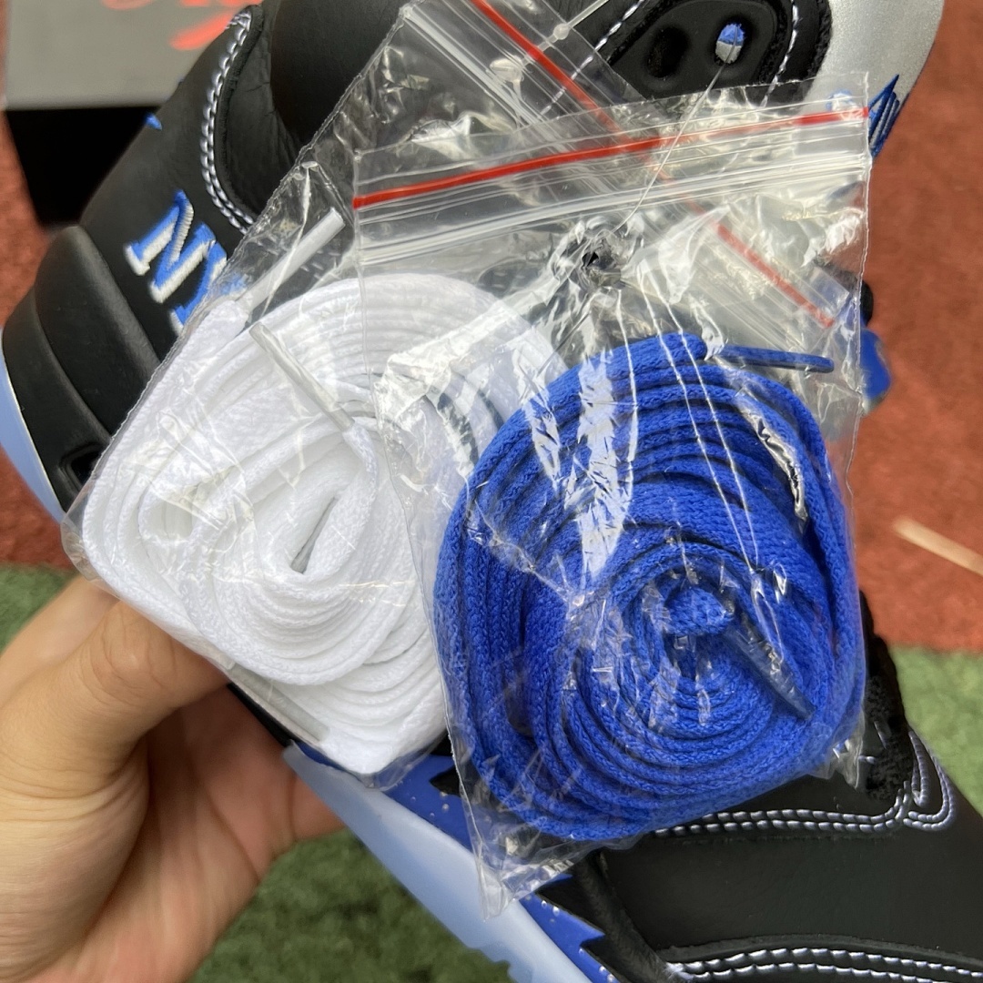 Air Jordan 5 Alpha Sample Black Blue - Image 6