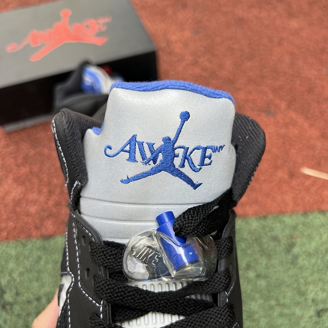 Air Jordan 5 Alpha Sample Black Blue - Image 10