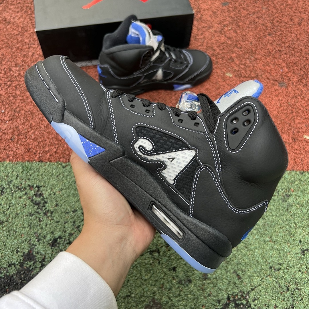 Air Jordan 5 Alpha Sample Black Blue - Image 12