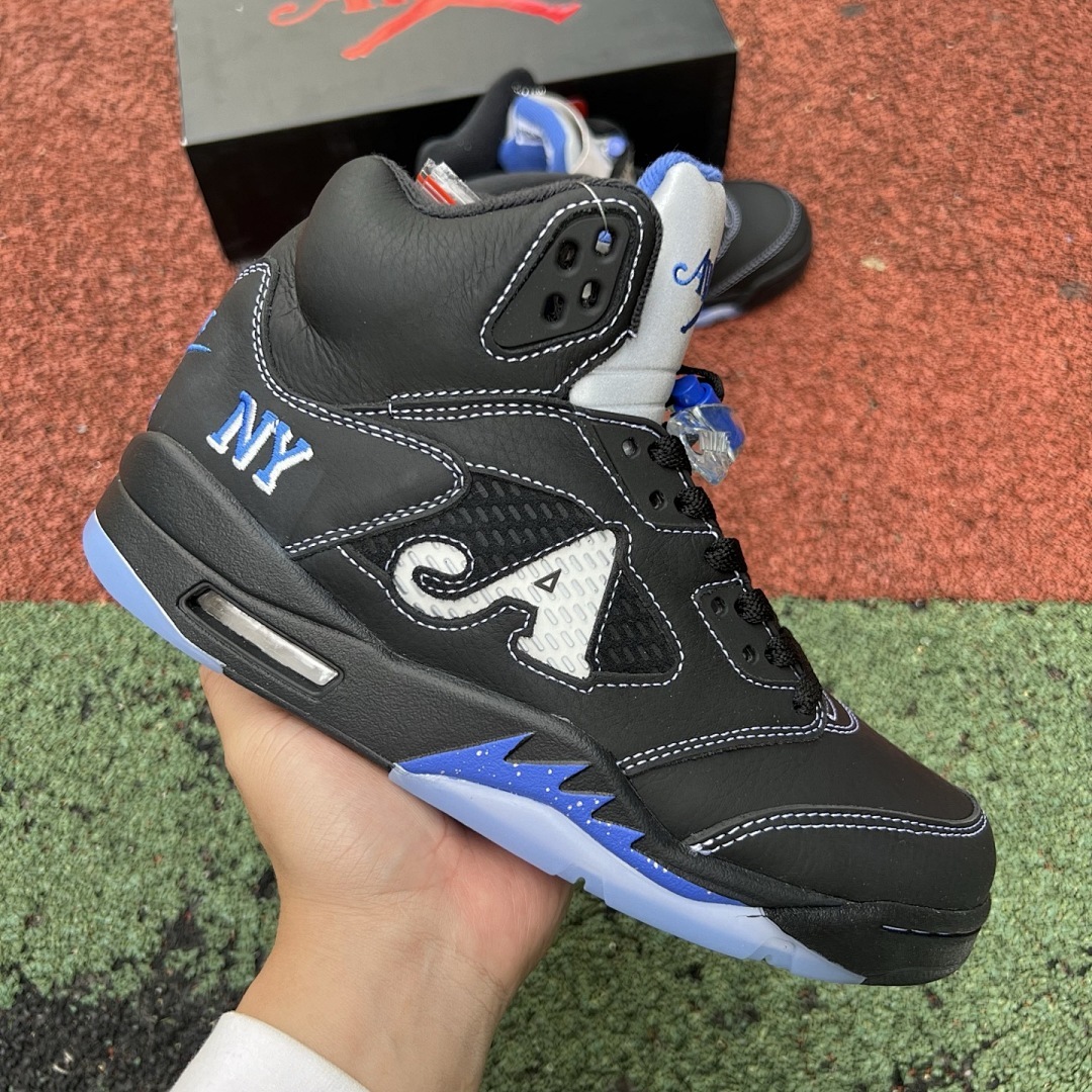 Air Jordan 5 Alpha Sample Black Blue - Image 13