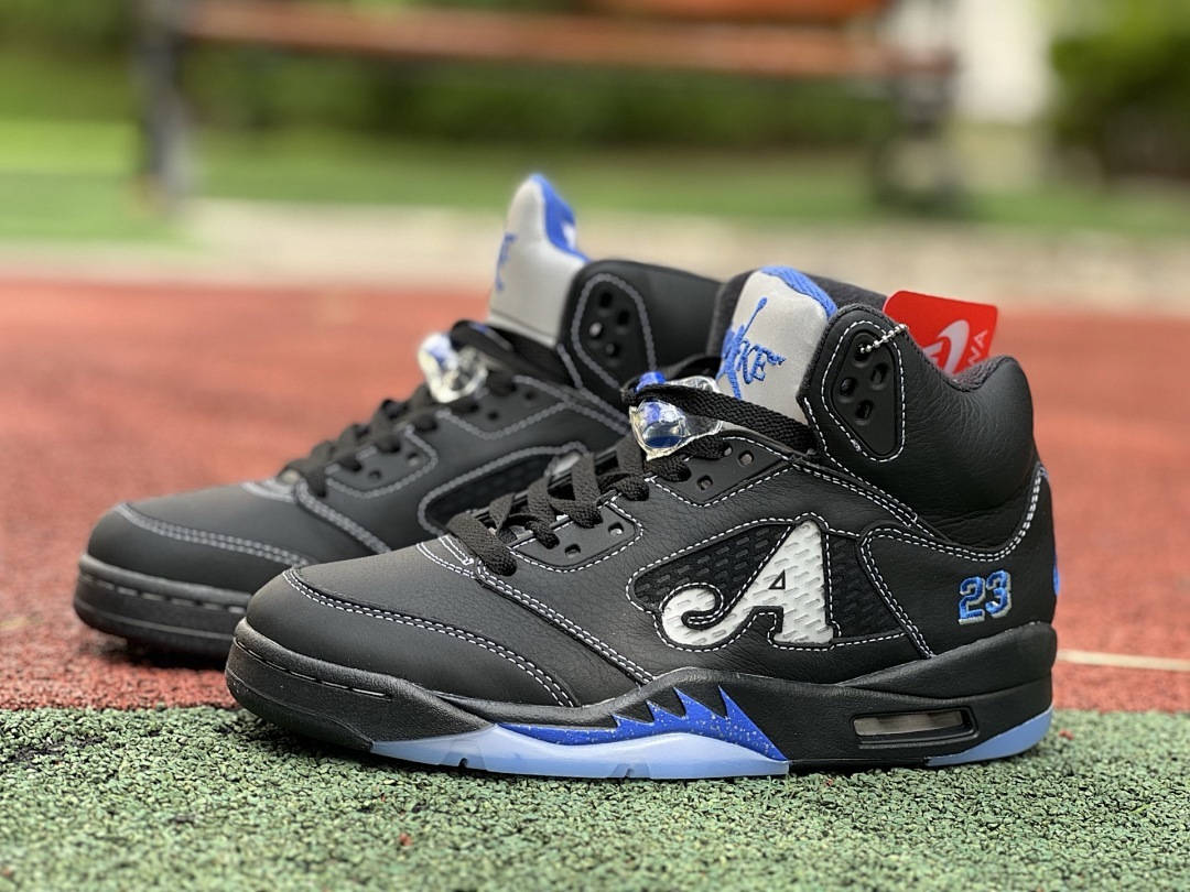 Air Jordan 5 Alpha Sample Black Blue - Image 14